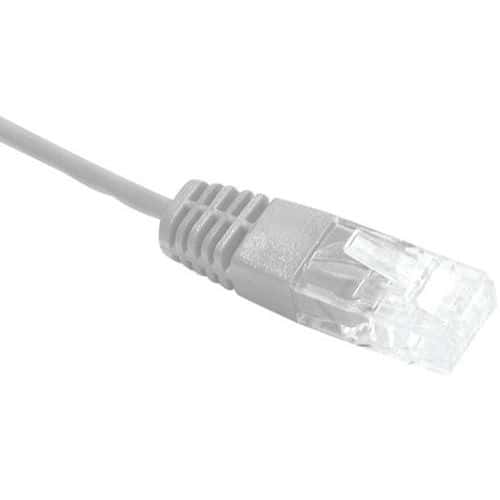 Cordon utp 1P gris RJ45/RJ45 telephone 100 ohms - 1M