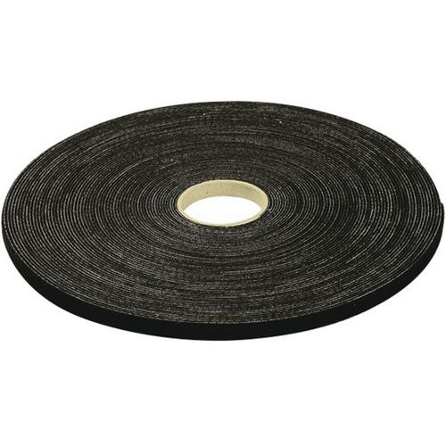 Lien auto-agrippant noir - Largeur 15 mm - Longueur 10 m