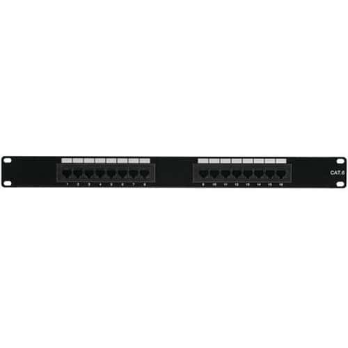 Panneau 19 1U 16 ports CAT6 utp