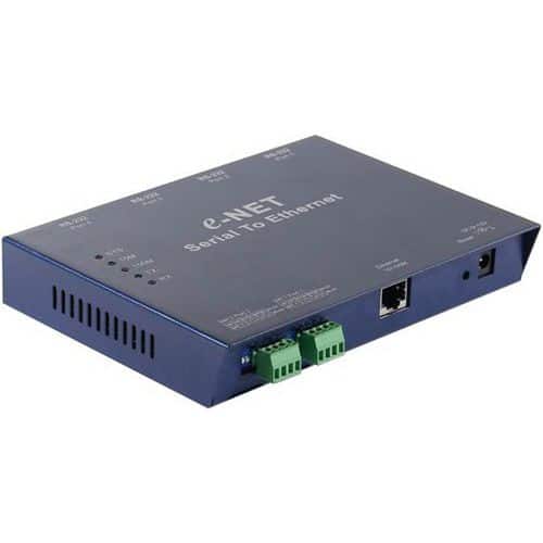 Serveur Ethernet 4 ports DB-9 RS-232/RS-422/RS-485