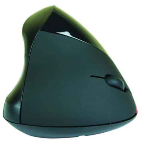 Souris verticale noire USB - Droitier