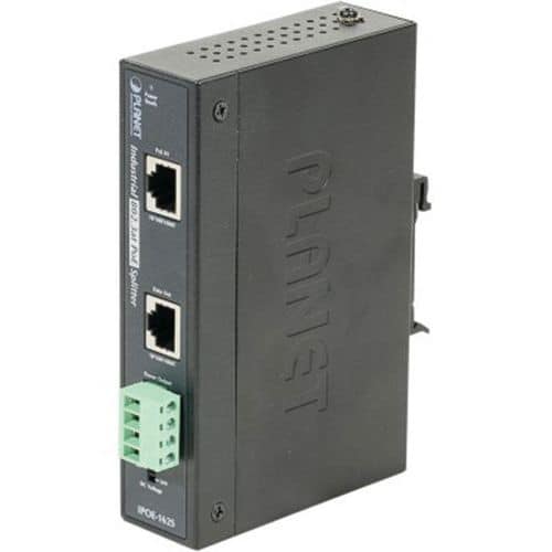 Splitter gigabit PoE+ -40/75° 12/24V