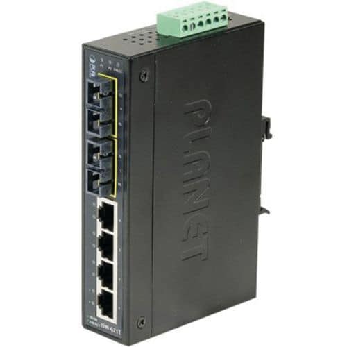 Switch ind 4P 10/100 et 2 100FX sc mm -45/75°