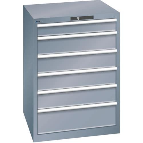 Armoire 6 tiroirs 36x36E  - Capacité 75 kg - Lista