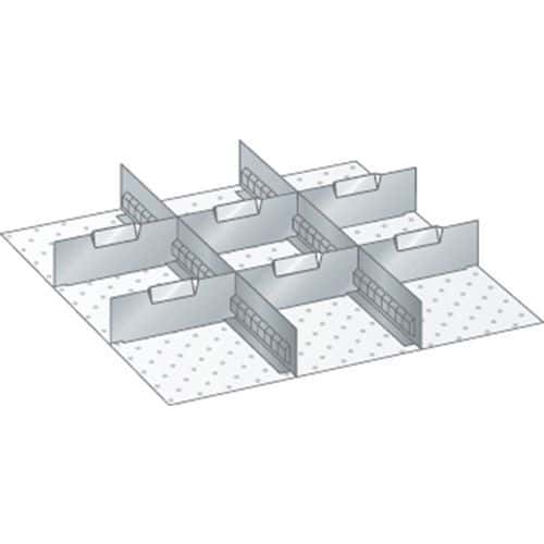 Kit matériel subdivision 27x27E (LxPxH) 459x459x200mm-Lista