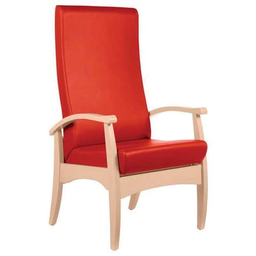 Fauteuil de repos Realty assise/dossier abaka - structure hêtre Sunset Creation