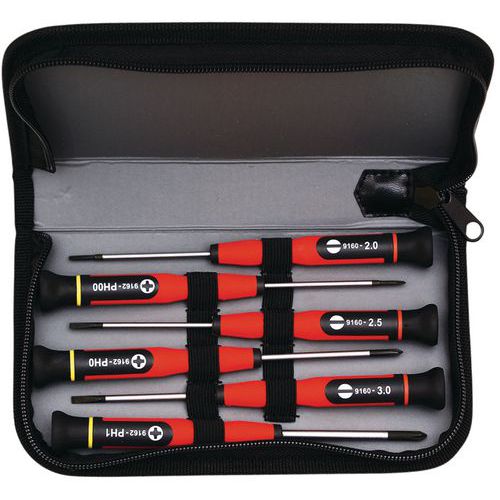 Trousse de tournevis de précision - 6 micro tournevis