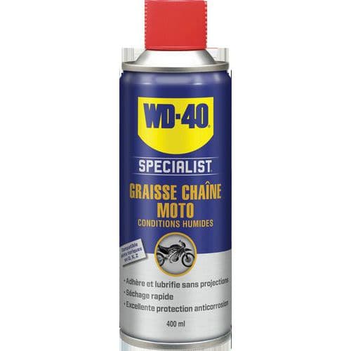 Lot de 12 lubrifiants chaîne moto SPECIALIST conditions humides-WD-40