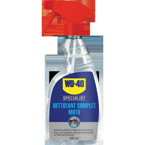 Lot de 12 nettoyants complet moto SPECIALIST - WD-40