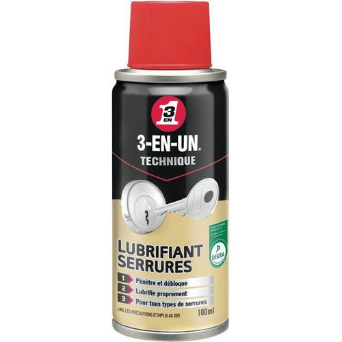 Lot de 12 lubrifiants serrures 100 ml - 3-EN-UN