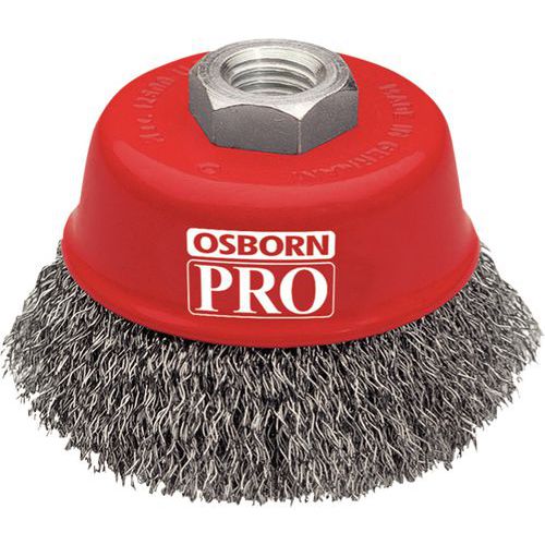 Brosse coupe fil ondulé - Acier