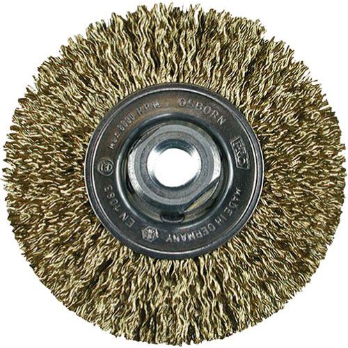 Brosse circulaire fil ondulé