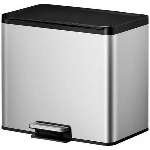 Poubelle à pédale Essential Recycler Step Bin 15+15 L, EKO