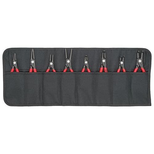 Jeu de 8 pinces pour circlips - 00 19 58 V02_Knipex