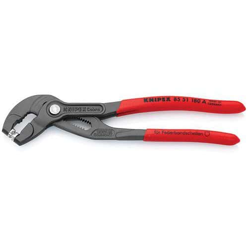 Pince à colliers autoserrants - 85 51 180 A - Knipex