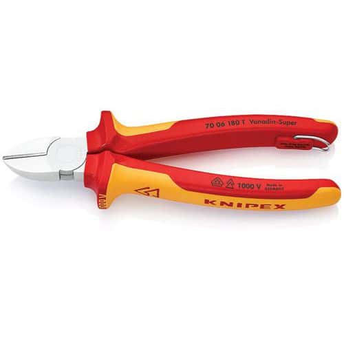 Pinces coupantes de côté - 70 06 180 T - Knipex