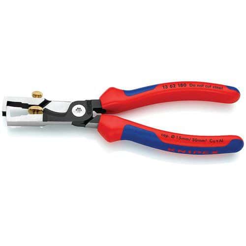 Pince à dénuder avec coupe-câble StriX - 13 62 180_Knipex