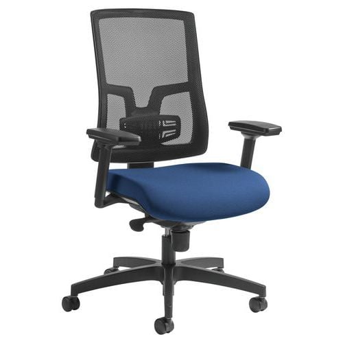 Fauteuil de bureau Oria dossier résille avec accoudoirs GGI