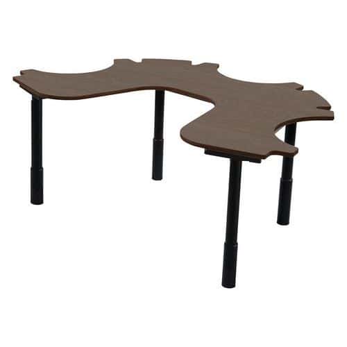 Table Ergo Technic 3+1 réglable en hauteur - compact Sunset Creation