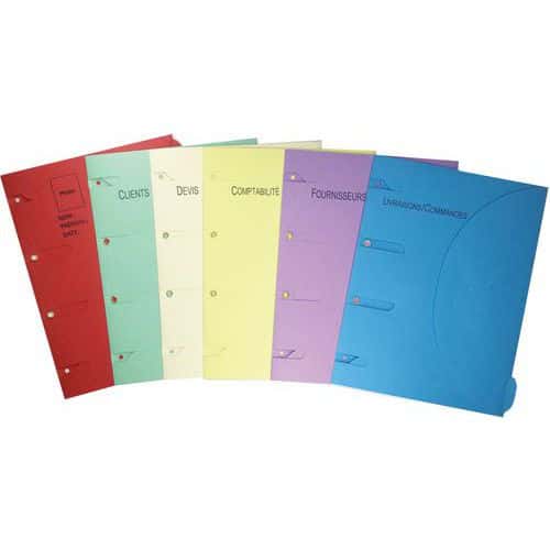 Chemise Smartfolder pro lot de 6 assortis- Djois made by Tarifold