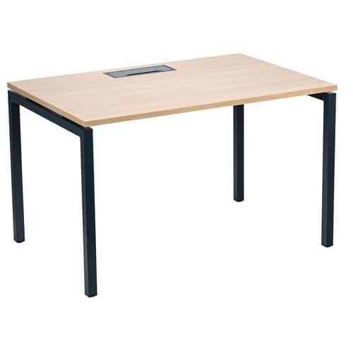 Bureau droit 120 cm pieds U Misao - Manutan Expert