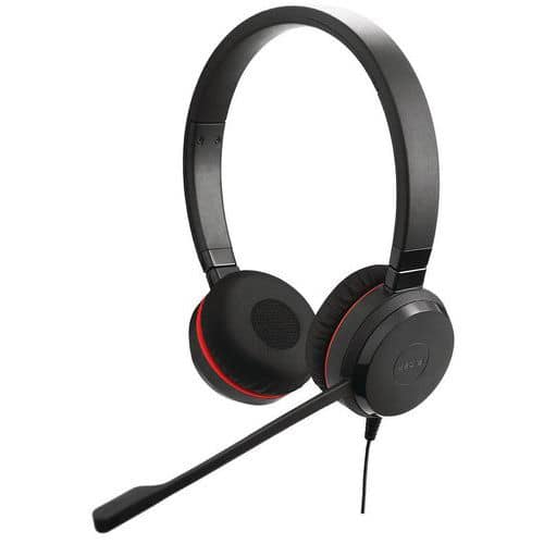 Micro-casque filaire Jabra Evolve 20 UC Duo/Mono