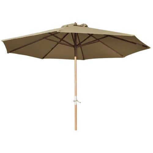 Parasol bois rond Ø 3 m