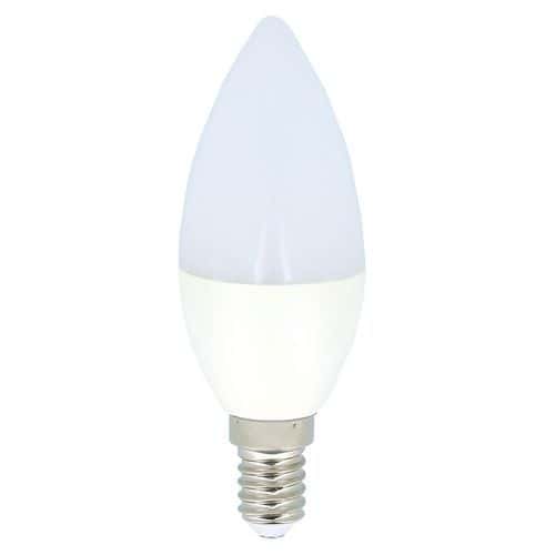 AMPOULE LED PUISSANCE 5 WATTS CULOT E14 FORME FLAMME ET VARIABLE UNILU