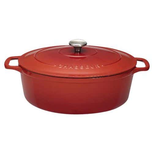 Cocotte en fonte ovale 25 cm Rubis Sublime Chasseur