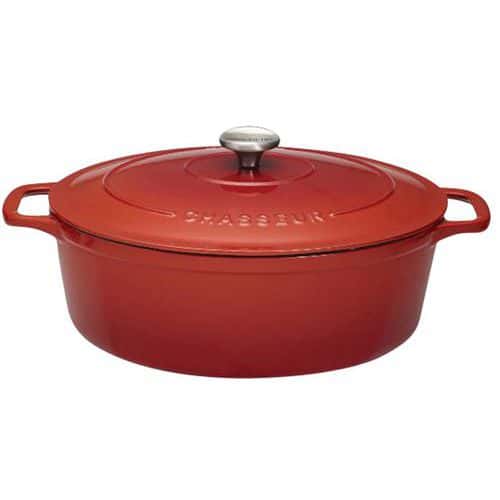 Cocotte en fonte ovale 33 cm Rubis Sublime Chasseur