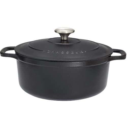 Cocotte en fonte ronde 20 cm Noire Sublime Chasseur