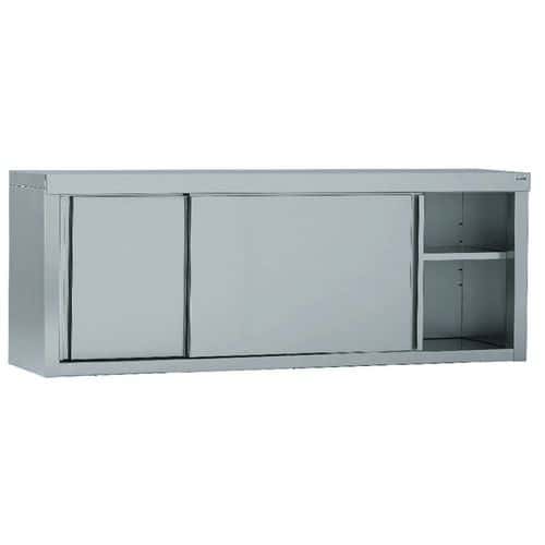 Meuble étagère mural inox largeur 120 cm