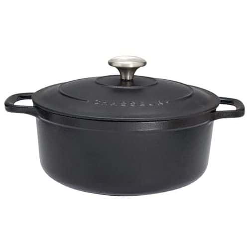 Cocotte en fonte ronde 26 cm Noire Sublime Chasseur