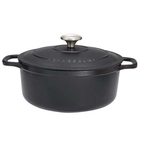 Cocotte en fonte ronde 28 cm Noire Sublime Chasseur