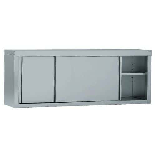 Meuble étagère mural inox largeur 150 cm