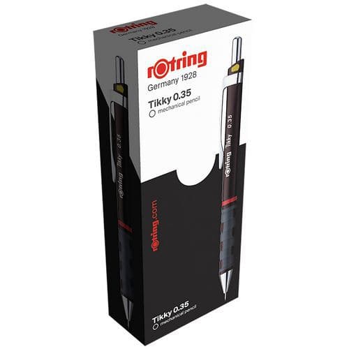 Boîte de 12 porte-mines rOtring® Tikky II - Corps Noir - rOtring®