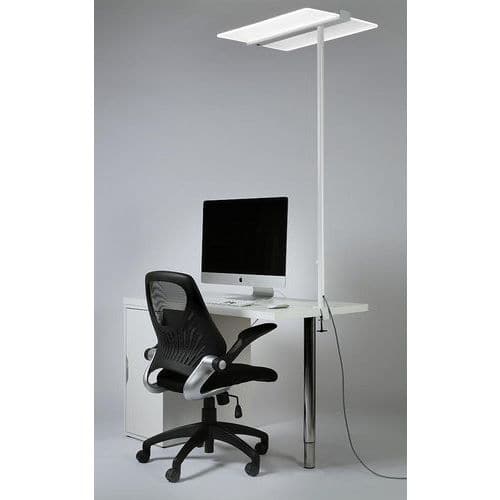 Lampadaire Orius Glasslight kos led cellule pince - Unilux