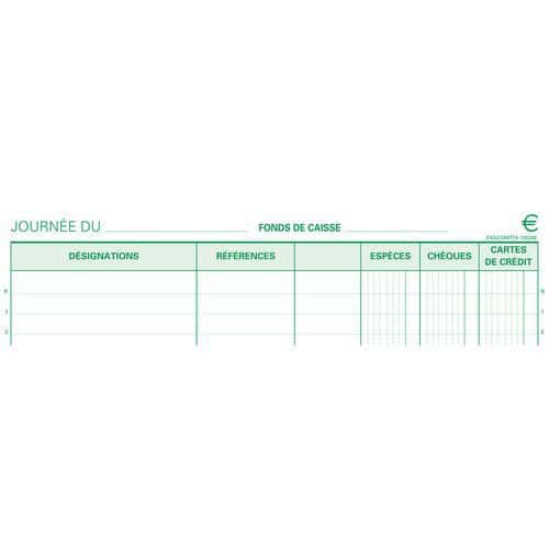 Manifold encaissements 29,7x21cm 50 feuillets autocopiants