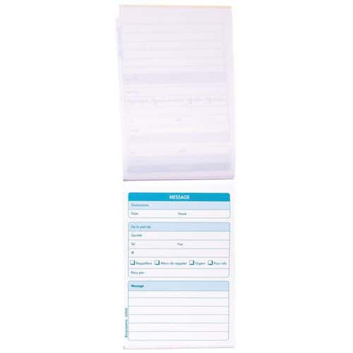 Carnet 10x16cm 1 message par page 100 feuilles