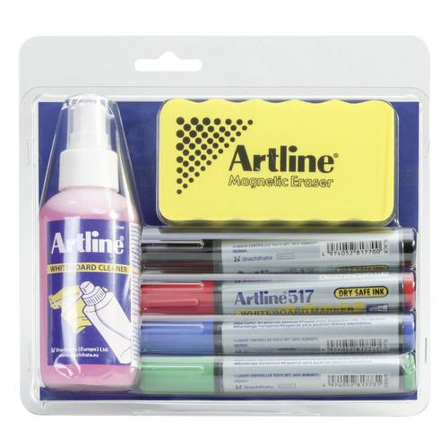 Kit de nettoyage pour tableaux blanc - Artline