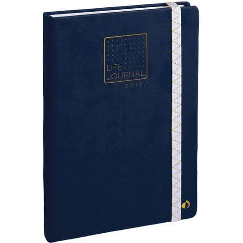 CARNET 21 dots Life Journal bleu oceanEl - Quo Vadis