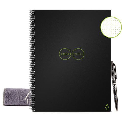 Cahier Rocketbook Core Letter Infinity noir - BIC