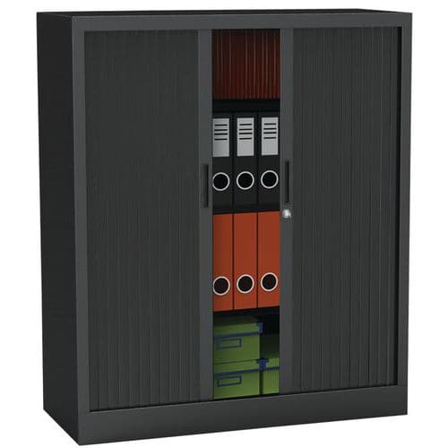 Armoire à rideaux Premium unie - Hauteur 105 cm