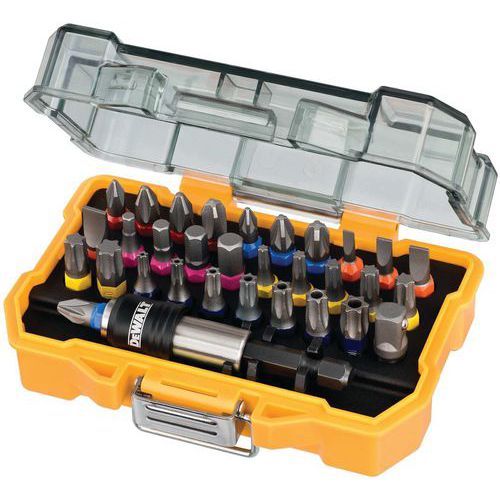 Coffret 32 pieces embouts 25mm et porte-embouts - Dewalt