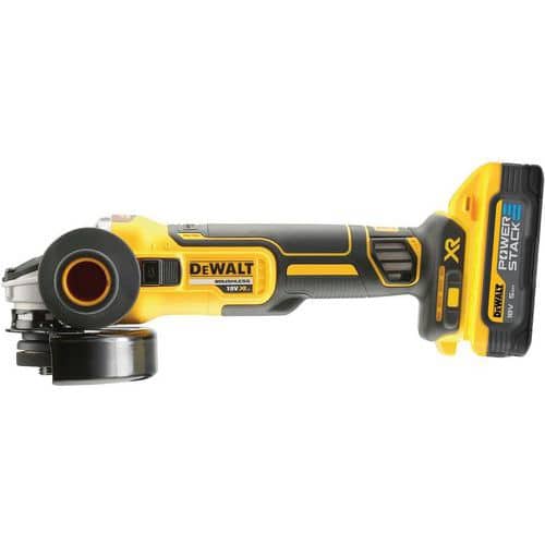 Meuleuse Ø125mm XR 18V 5Ah +2 batteries +chargeur - Dewalt