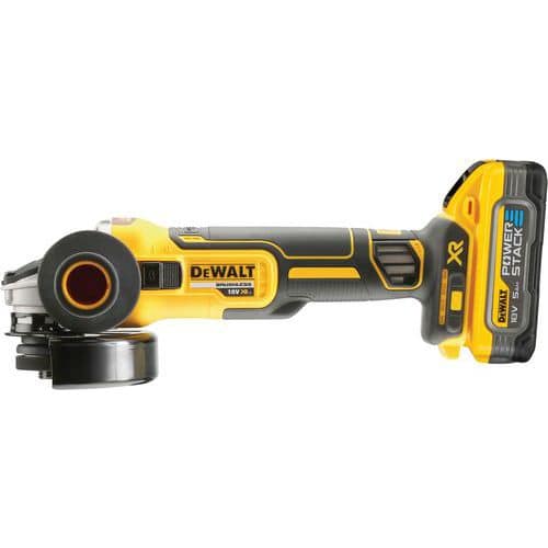 Meuleuse Ø125mm XR 18V Advantage 5Ah +2 batteries +chargeur - Dewalt