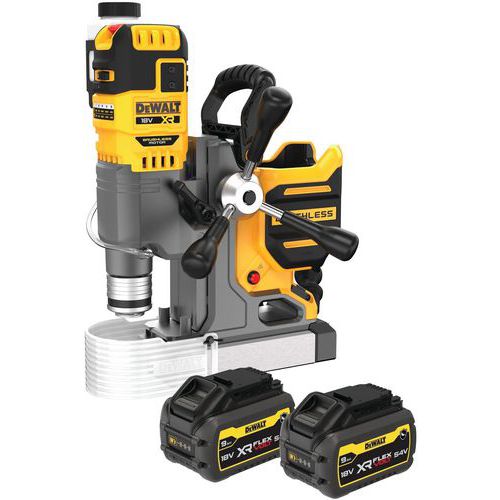 Perceuse magnetique XR 18V 9Ah +2 batteries - Dewalt