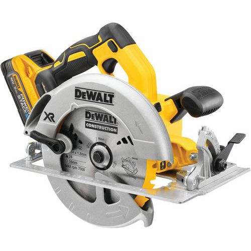 Scie circulaire Ø184mm XR 18V 5Ah +2 batteries +chargeur - Dewalt