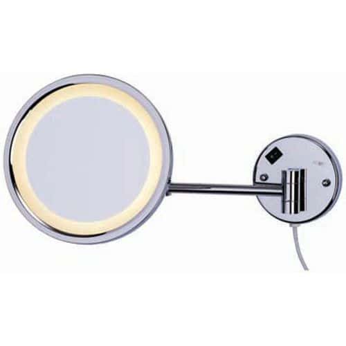 Miroir grossisant 3x avec lumière led - Medial