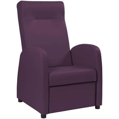 Fauteuil de repos Marsan pied hêtre enduit PVC GGI